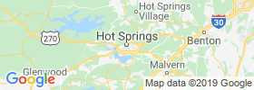 Hot Springs map